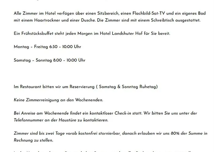 Und Restaurant Landshuter Hof